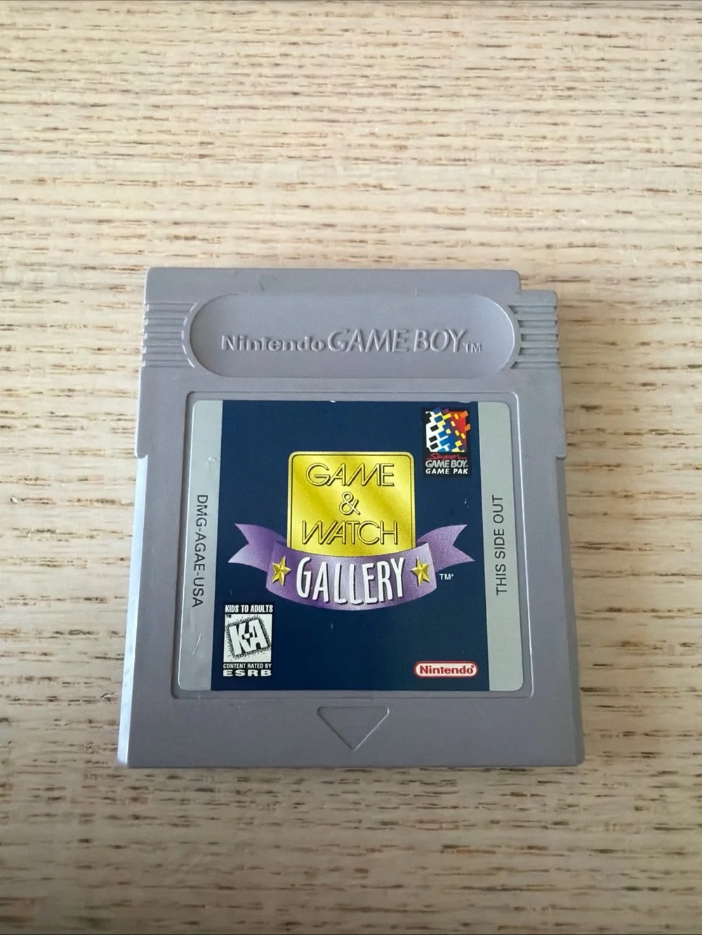 Nintendo Game and Watch Gallery Gameboy Video Game Cartridge